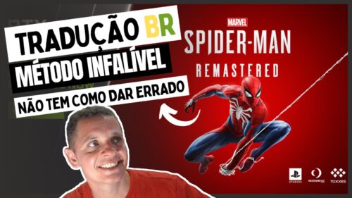 Como deixar o jogo Spider Man Remastered DUBLADO