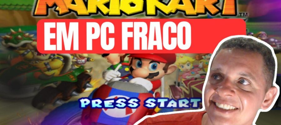 Como Jogar Mario Kart em PC FRACO com Emulador Dolphin (Configuração completa)