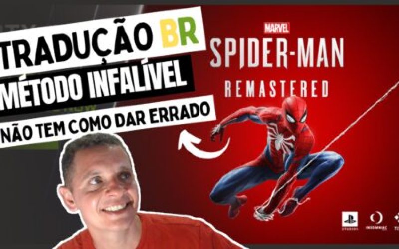 Como deixar o jogo Spider Man Remastered DUBLADO